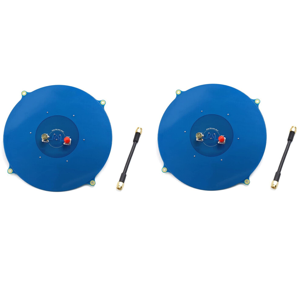 5.8Ghz 14Dbi Circular Polarized Fpv Antenna Rhcp Lhcp Long Range Gain For Drone Vtx Goggles 2Pcs Rpsma 9073542746942