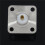 3X N Type Female Jack RF Coax Connector 4-Hole Panel Mount with Solder Cup,Silver 6