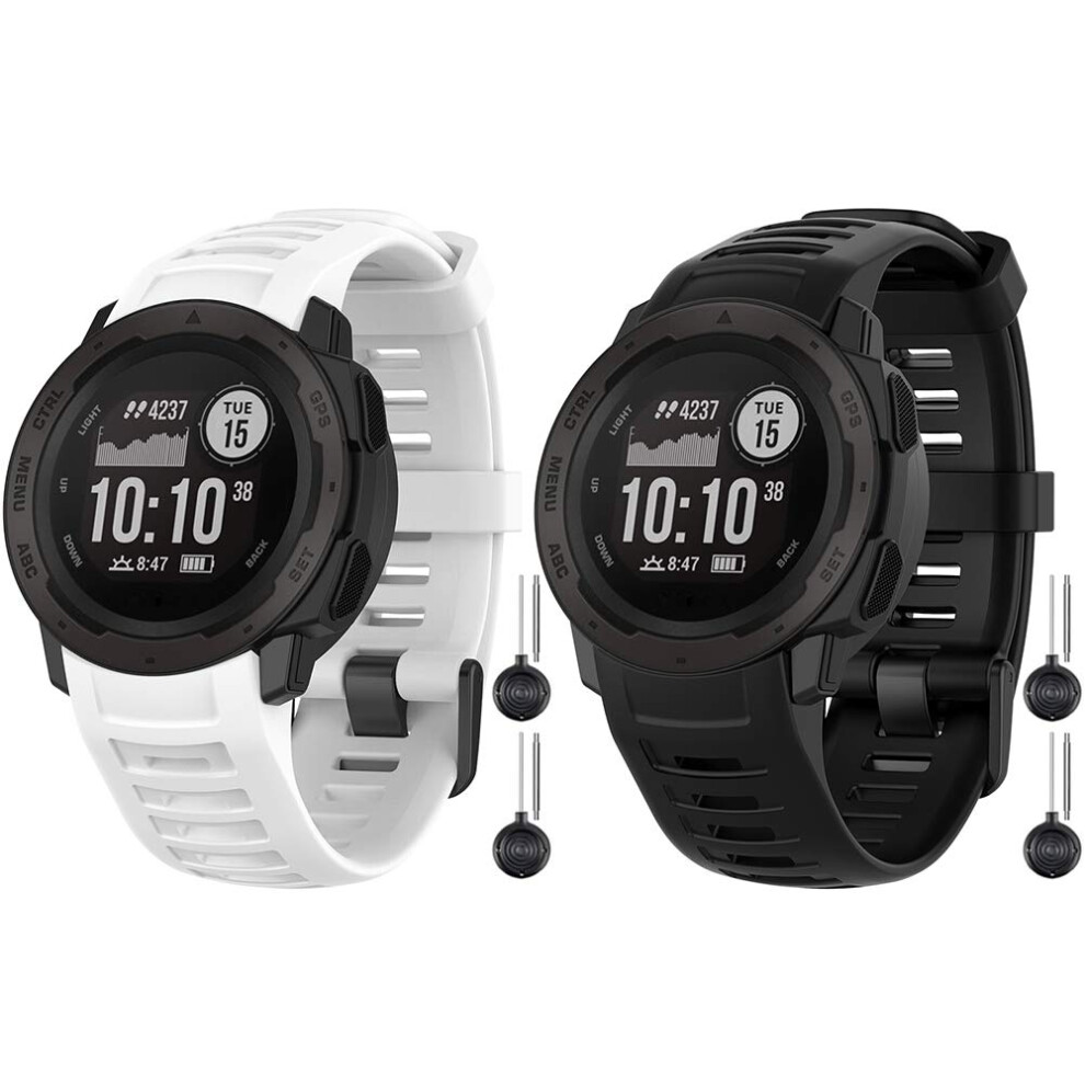 Replacement Band Soft Silicone Strap For Garmin Instinct Tide Tactical Adjustable Fit 9771547150909