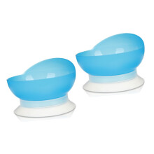 Silicone Suction Bowl for Seniors with Nonslip Base, Lightweight Easy Grip, Durable 2pcs Set