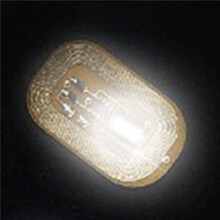 30 Sztuk NFC Flash Nail Sticker LED Bare Chip Inteligentna ŚwiecąCa Lampa do Paznokci Wzmocnienie Naklejki do Paznokci, Białe Światło