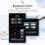 2X Tuya T3E Pro  Control Panel  Touch Screen Panel  Zigbee Intelligent Wall Push Light  Black 6