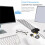 4X USB  Shared Controller Adapter 4 Inputs 4 Outputs for Laptop Computer Printer Keyboard Mouse Monitor 5