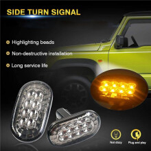 6x Auto LED-Knipperlichten Lampen Zijmarkeringen voor Jimny JB64 JB74 JB64W Sierra JB74W JB23W 2018-2020
