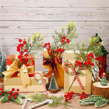 96 Pcs Christmas Artificial Faux Cedar Branches, Artificial Sprigs Faux Pine Leaves, Greenery Pine Stems Picks for Xmas