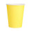 80 Paper Cups (9oz) - Plain Solid Colours Birthday Party Tableware Catering(Yellow) 3