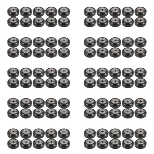 100 Stuks Groot Plastic Katrolwiel met Lager Spanrol voor 3D-Printer 1