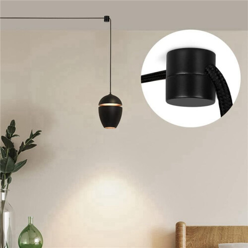 9 Pack Ceiling Hooks for Ceiling Hanging Lights, Pendant Light Hook for Ceiling Lamp, Ceiling Hooks, DIY Lamp Black 1