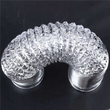 4Stück 3 Meter LäNge 100 mm / 4 Zoll Frisch Luft System Flexibler Aluminium Abluft Schlauch BelüFtung Schlauch für Bade Zimmer