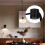 9 Pack Ceiling Hooks for Ceiling Hanging Lights, Pendant Light Hook for Ceiling Lamp, Ceiling Hooks, DIY Lamp Black 4