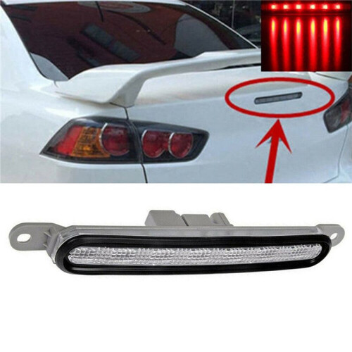 8X Rear Tail Light Third Center Lamp LED High Mount Brake Light 8334A065 for  Lancer Evolution EX 2008-2016 2