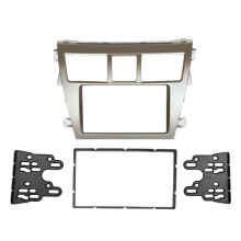 3X 2 DIN Car Stereo Radio DVD Player Frame Fascia Panel Trim for Vios 2007-2012, Belta 2005-2008