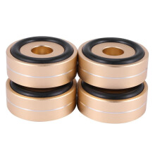 16 PièCes SéRies Platine Isolant Pieds Pads en Aluminium Haut-Parleur Pointes Stand Pied CôNes Base Tapis pour Audio Son Amplificateur