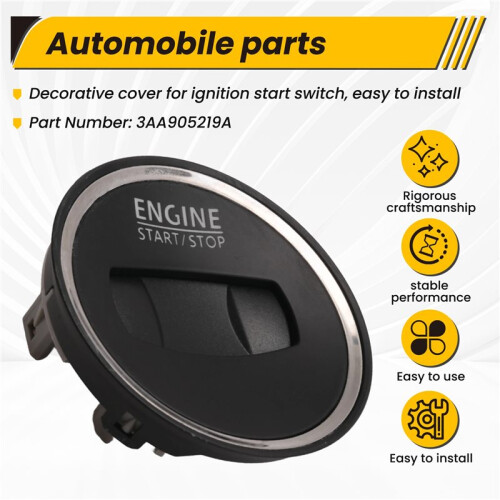 1PCS Ignition Start  Trim Cover for  B7 CC 3AA 905 219 A 1