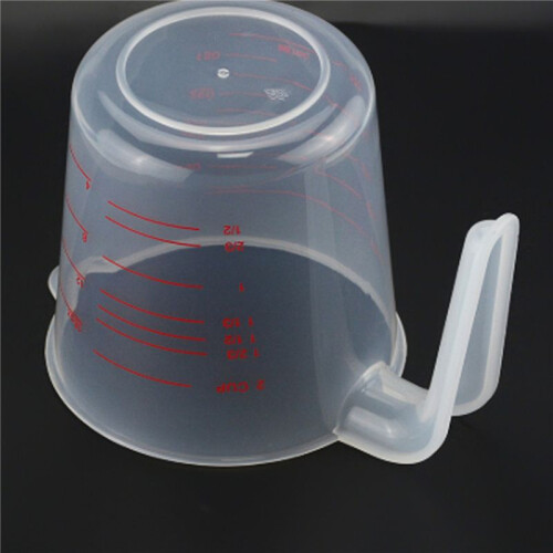 3X 1000Ml Measuring Cup Baking Tool Kitchen Tool High Quality Plastic Measuring Cup Tool Cup with Scale