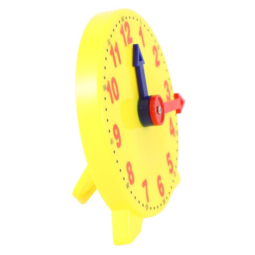 3pcs 4 Inch Student Learning Clock  Model Teacher Gear Clock 12/24 Hour School Learning Tools 1