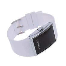 2X New LED Watch Luxury Fashion Womens Digital Sport Strap Wristwatch for Ladies Dress Watches Clock-All White