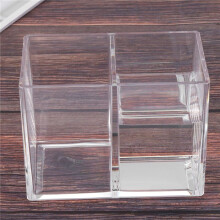 5X Klar Acryl Make- Pinsel Halter Stift Bleistift GeträNke Halter Kosmetische Aufbewahrungs Koffer Desktop Schreibwaren Organizer FäCher für Haus