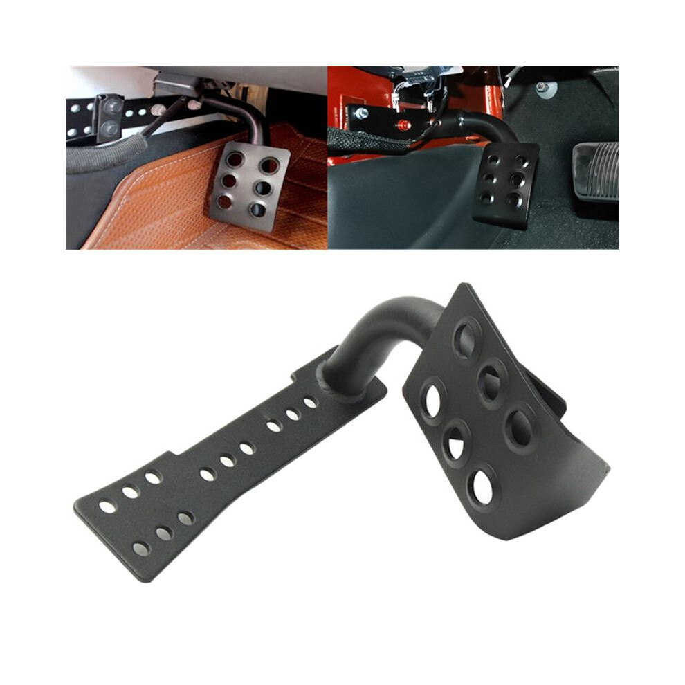 2X Steel Dead Pedal Left Side Foot Rest For Jk Unlimited 2007-2018 Rubicon Sahara X Off Road Sport 4712070831496