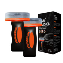Windshield Oil Film Remover for Car Windows, Clear Vision Formula with AntiGlare Protection, 3 Pcs Set