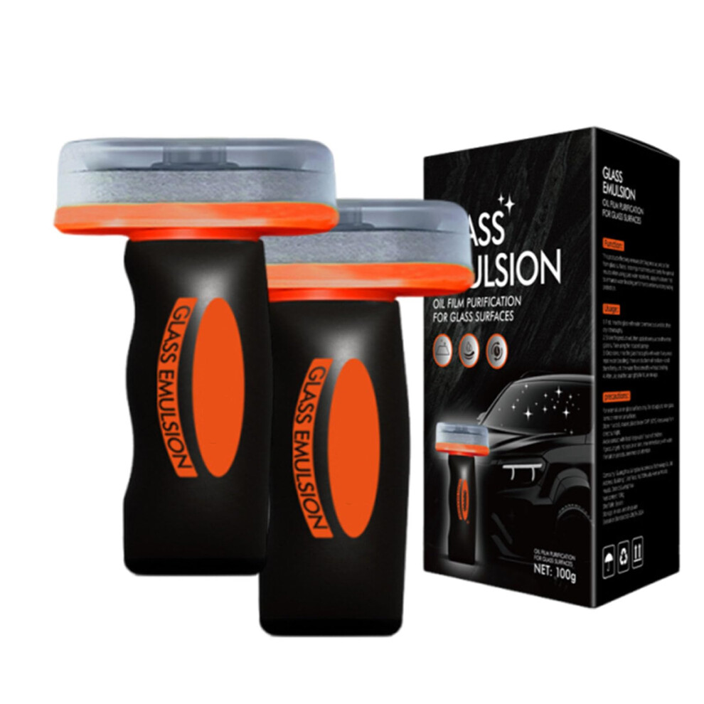 Windshield Oil Film Remover For Car Windows, Clear Vision Formula With Antiglare Protection, 3 Pcs Set 9771547606109