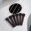 12pcs Rosewood Guitar Bridge Pins End Pin Set 2