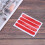 Front Rear Wheel Cover Protective Shell Reflective Sticker for  Max G30 Scooter Accessories 40PCS, Red 4