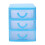 4X  Translucent Drawer Type Plastic Storage Box( 3 Layers) 2