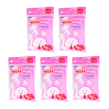 Dental Cotton Rolls 5 Packs Absorbent Soft Gauze for Mouth and Nose Kids and Adults Medium
