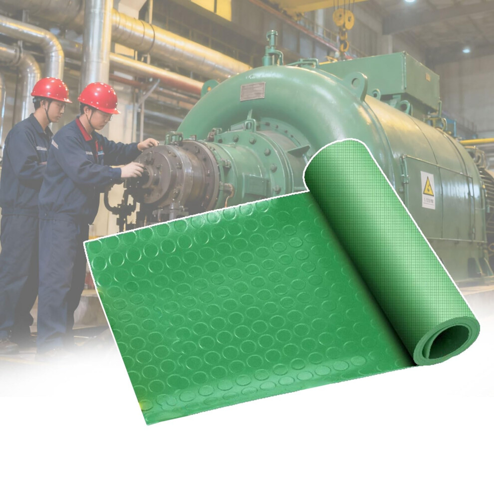 Voltage Insulating Rubber Mat 1M X 5Mm Nonslip Electrical Safety Floor Mat Green 9092120887105