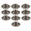 30-Pack Vintage KöKsskåP DragmöBel Drop Pull LåDhandtag SovrumsskåP Knoppar  Brons 3