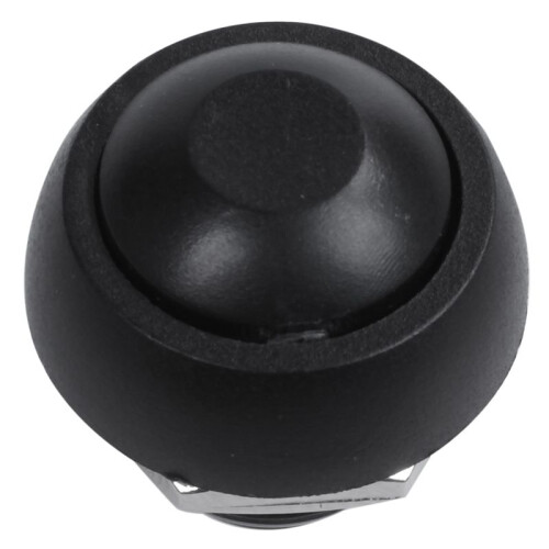 Black 15X Pcs M4 12mm Waterproof Momentary /OFF Push Button Round SPST 2
