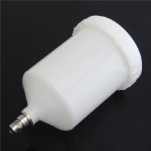 6X 600Ml Plastic Hvlp Paint Cup Pot for Sprayer Cup Connector Jet Paint Sprayer