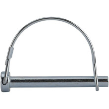 40Pcs Wire Lock Pin, 5/16 Inch Shaft Locking Pin Hitch Pin with Round Arch Wire Retainer for Farm Trailers Lawn Garden