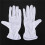 8 Pair Protective Anti-Slip White Cotton Work Driving Gloves 3