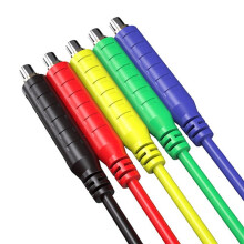 12 ST Magnetiska Testkablar Silikon Mjuka, Flexibla Bygeltestledningar 30V AC5A 3,3FT Magnetiska Testkablar