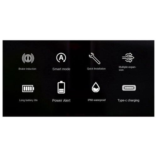 2X Bicycle Taillights,  Automatic Brake Sensor Lights,Rechargeable Waterproof Riding Taillights 2