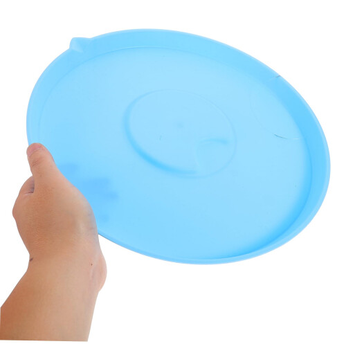 Round Refillable Bubble Tray for Kids Parties, Durable Plastic Bubble Solution Tray 2
