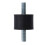 12 Pieces M10 Rubber  Double External Thread Rubber Anti-Vibration Vibration Isolator Durable 5