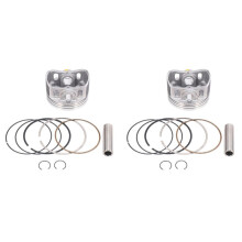 2X Motorcycle 62 mm Piston 13 mm Pin Ring Set Kit Assembly for CG150 CGH150 ZJ150 Irbis GS150 150cc