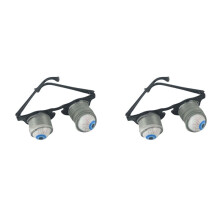2X Halloween Popping Eyes Dropping Eyeball Lunettes Horreur Mascarade Yeux Effrayants Lunettes Prank Blague Jouet A