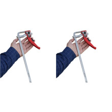 2X Snelle Ratelklem voor Houtbewerking, voor Schuren en Snijden, Ratelklem voor Houtbewerking, 300x60mm