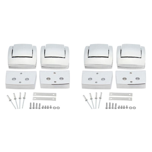 8X for  Chopped for  Tour Pak Trunk Bag Hinge and  Kit