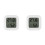2X Tuya Zigbee Temperature and Humidity Sensor with LCD Digital Display APP Real- Monitoring Remote Control 1