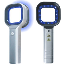 2X Woods Lamp Hautanalysator Tragbarer Gesichtssalon-SchöNheitsanalysator UV-Lampe Holzdermatologie Zur Analyse Von Tests