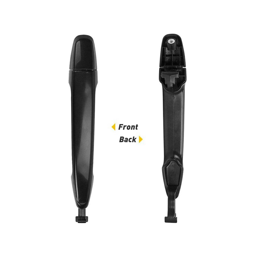 4Pcs Rear Door Handle Exterior Door Handle For Sienna 2004-2010 69213-08020 69227-08040 Black 6032819416110
