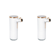 2X Automatic Foam Soap Dispenser, Touchless Electric Soap Dispenser, Auto Adjustable Soapdispenser for Kitchen Bathroom