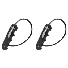 2X Portable Safety Tool Wire Whip Staff Portable Martial Arts Kudo Whip for Combat Quick Strike Personal
