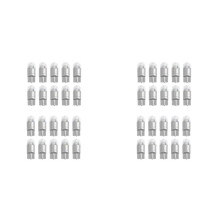 40Pcs 6000K Canbus T10 168 194 W5W Dome License Side LED Light Bulb White