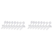 2X PCR-Röhrchen - 0,2 Ml PCR-Röhrchen, Dünnwandig, 8-Streifen-PCR-Röhrchen mit Aufgesetzten Flachen Deckeln (120 Streifen/Box)